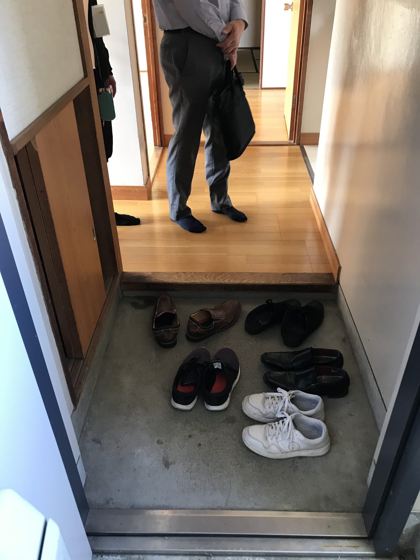 改修前の玄関